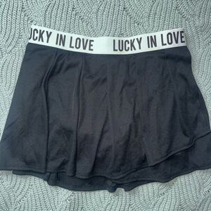 Lucky in Love Black Skater Skirt